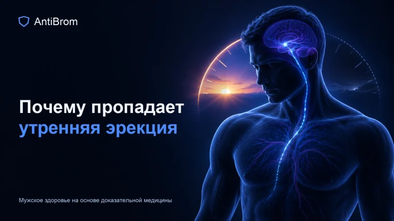 Мужской силуэт на рассвете с угасающим циркадным сигналом
