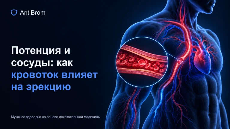 Мужской торс с сосудистой сетью и увеличенным изображением кровотока