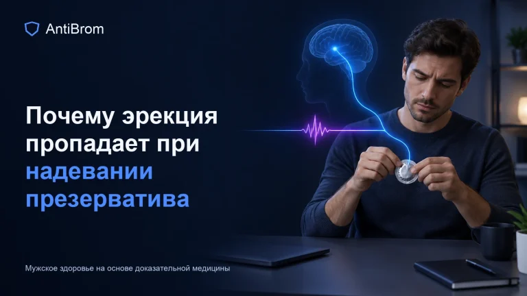Мужчина с закрытой нейтральной упаковкой средства защиты и прерывающимся сигналом внимания